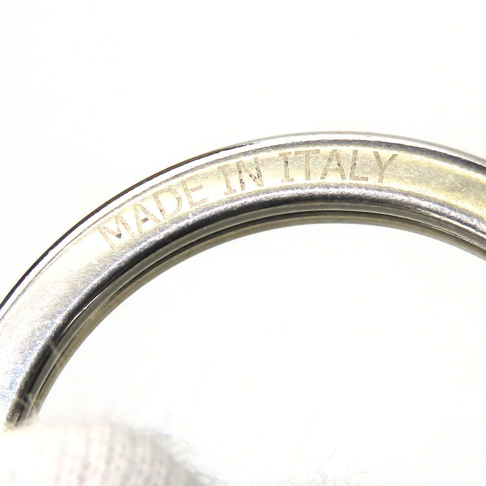 Used LOUIS VUITTON key ring Portocre LV Circle M00477 Taiga/metal gray charm