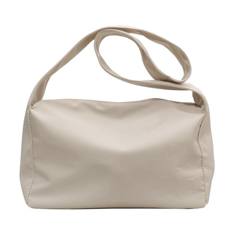 Minimalist Oxford Canvas Tote Bag With Top Zip For Daily Use