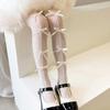1Pair Stocking Spring and Summer Pantyhose Thin Girl's Hosiery Lolita Cotton Bow