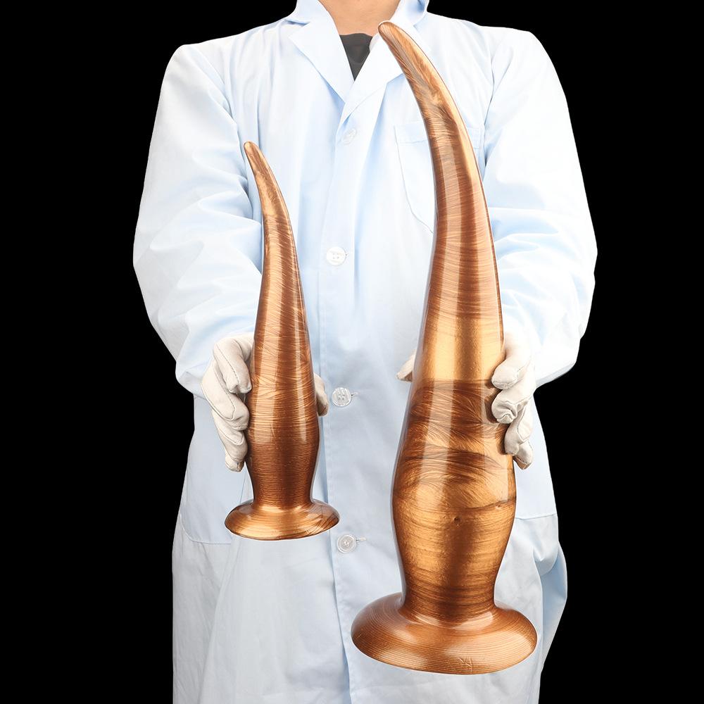 PVC Extra Long Anal Plug Dildo Sex Toy Masturbator for Men and Women Strap On Penis Realistic Dick