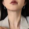 Minimalist Black  Hoop Earrings For Women Punk   Jewelry Gift Party Accessories
