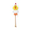 Line Friends Doll Massage Stick Chicken Sally Jungle Brown