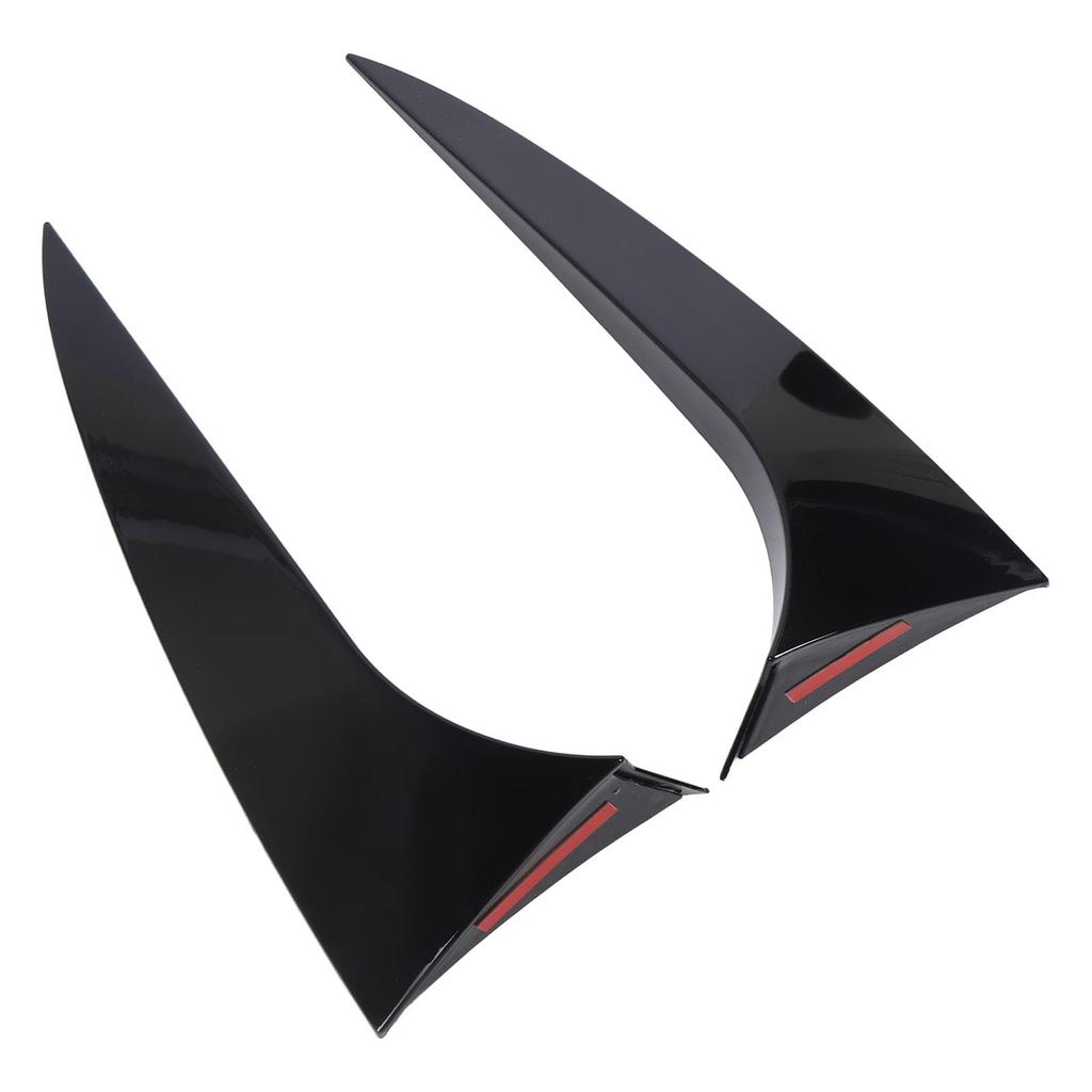 Rear Window Side Spoilers Black Side Wing Trim Covers for X117 Shooting Brake 2 Pieces - CLA-Class (2013-2019) -