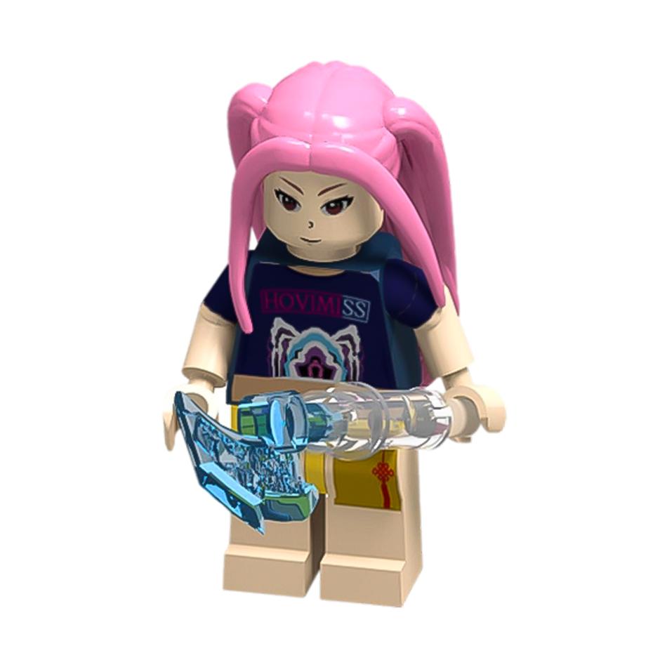 Nuovo prodotto: KPop Cacciatori di Demoni Blocchi da Costruzione, Bambola Modello da Assemblare Rumi, Giocattolo Blocchi da Costruzione