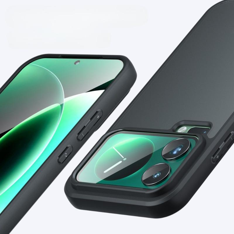 Acrylic Frosted PC+TPU Shockproof Clear Case For Xiaomi 17 Pro Max Armor Matte Hard Back Cover For MI17 17pro Max Bumper Shell