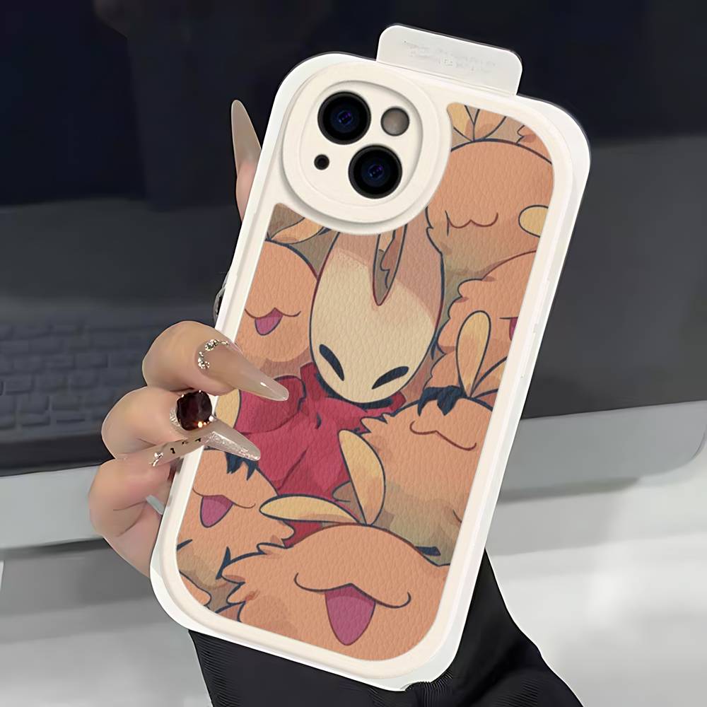 Game H-Hollow K-Knight S-Silksong Phone Case For IPhone 11 12 13 14 15 16 Pro Max Plus Leather Cover