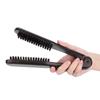 Wooden Hair Straightening Comb, Anti-Static Double Brush Design for Straight Hair, with Unique Handle for Sy   and Use As a Hair Dryer