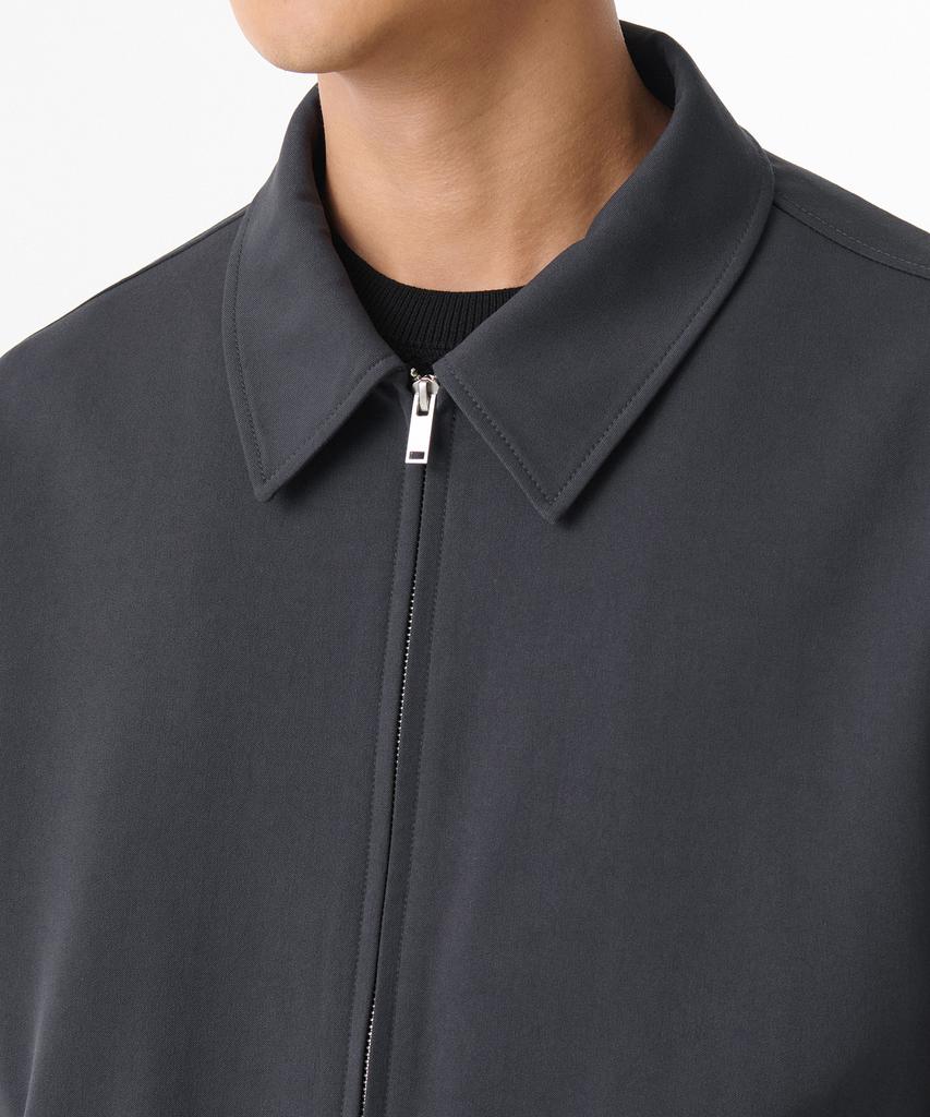 Musinsa Standard Relaxed Minimal Blouson Jacket [Iron Grey]