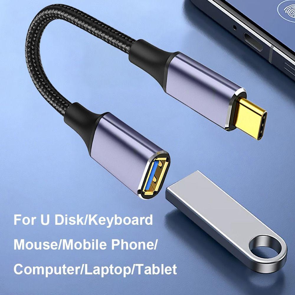 Male To Female Extension Wire Laptop OTG Adapter Line Professional Type-C To USB 3.0 A Cable