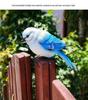 Hummingbird and Tit Bird Resin Garden Ornament for Outdoor Decoration