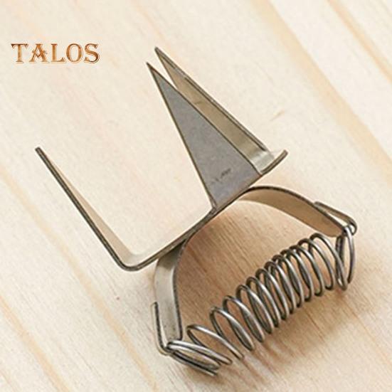 2-teiliger Glasur-Dip-Clip, Edelstahl, ergonomischer Komfort, leicht zu reinigen, multifunktionales Werkzeug zum Auftragen von Glasurfarbe