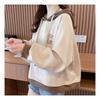 Navava Women Lettering Color Long Sleeve Hooded Sweatshirt Nt1933
