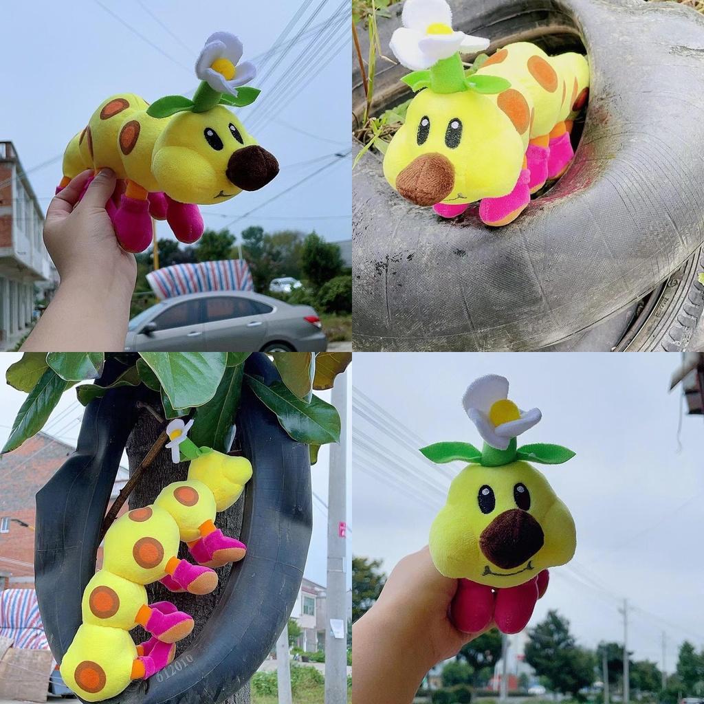 Aa Super Mario Caterpillar Plush Toy Animal Doll, Soft And Comfortable, Great Gift And Decoration, 28-30cm Height