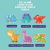 Children's 6-In-1 Educational Puzzle Gift Box Beginner-Friendly Toy Portable Travel Game Ideal Gift With Fun Illustrations