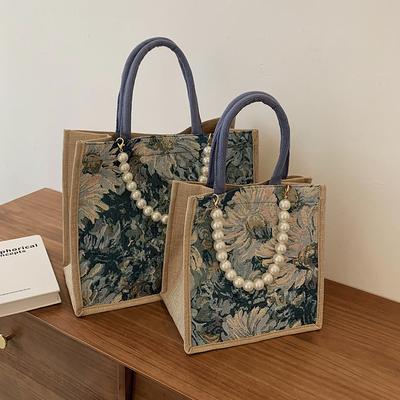 Summer Bag Large Capacity Tote Bag New Ins Commuting Portable Mother Bag Fashionable One Shoulder Handbag