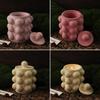 Resin Jar Molds with Lid Silicone Container Mold Jewelry Organizers Mold Storage Jar Epoxy Casting Candle Holder Molds