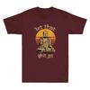 Let That Sht Go Buddha Funny Saying Quote Meme Joke Gifts Vintage Unisexs Tshirta