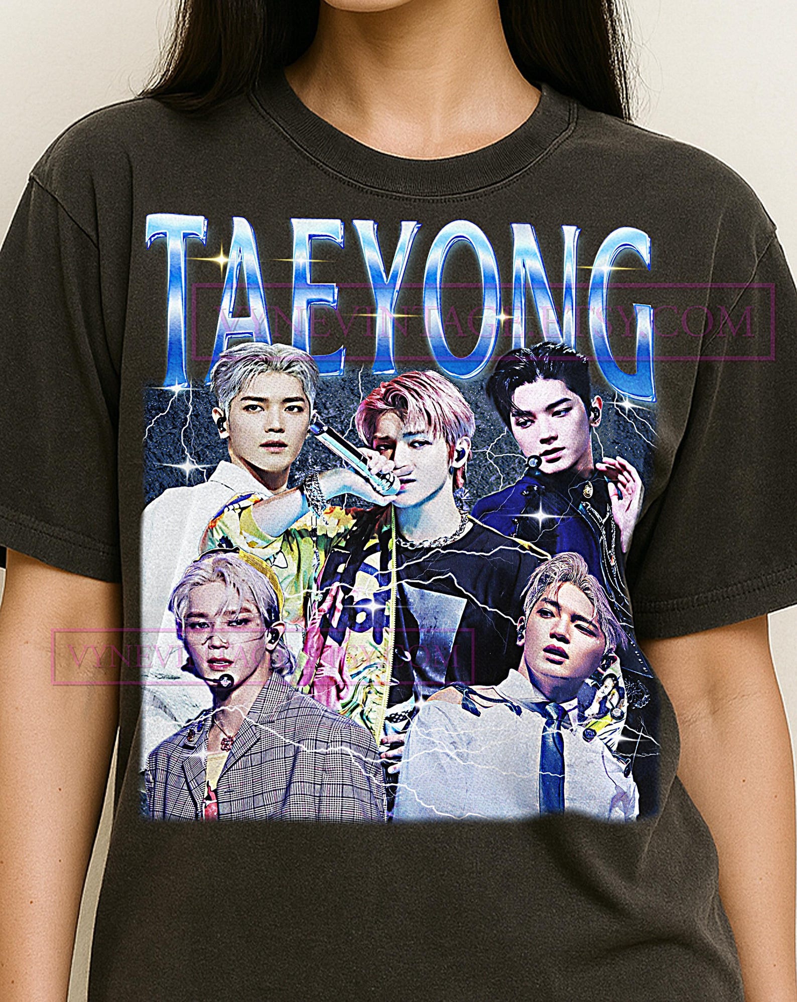 Taeyong Bootleg Shirt, Vintage Kpop Idol Rapper Performer NCT 127 Tee, 90s Retro Throwback T-shirt, Taeyong Sweater S