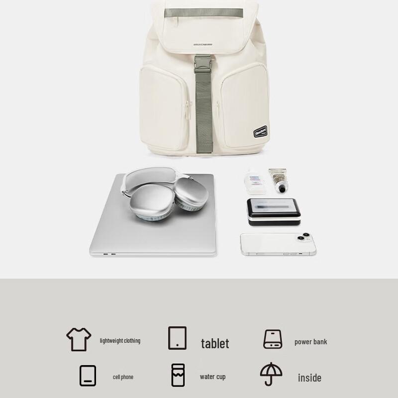 Skechers Unisex Large Capacity Water-Repellent Backpack L325U063 One Size