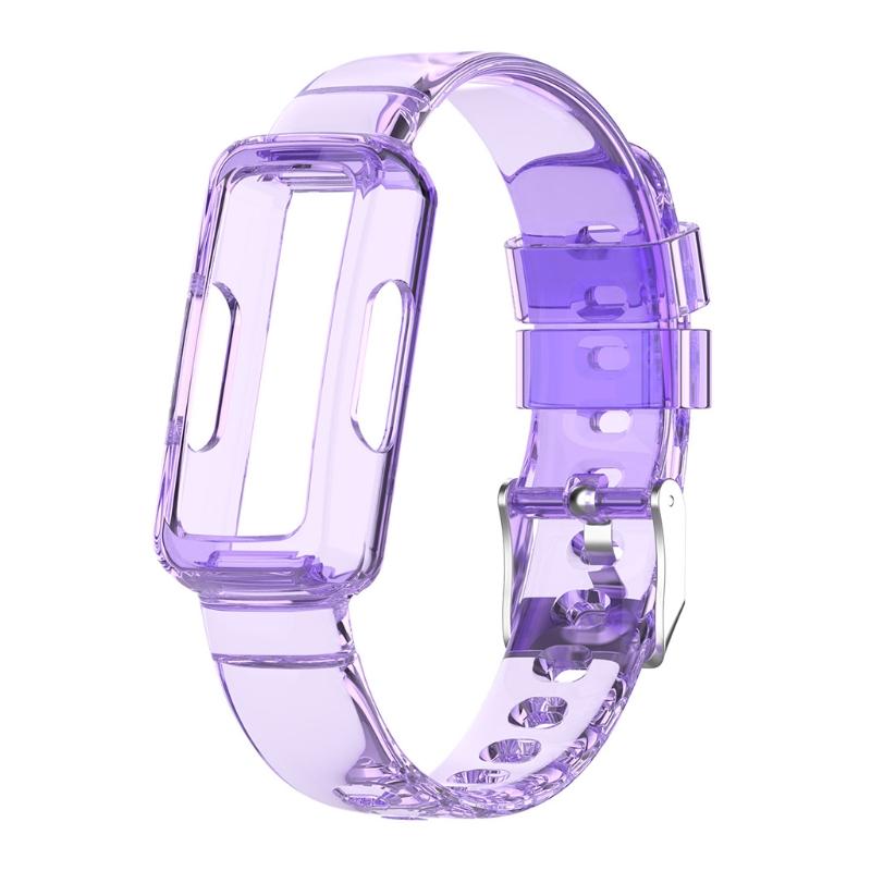 Модный ремешок для часов Fitbit-Luxe/Luxe Inspire Умные часы Силиконовый спортивный браслет Сменный ремешок Часовой ремешок фиолетовый