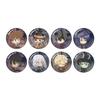 Katekyo Hitman Reborn! Trading Can Badges Petit Autumn Kimono Ver. Box of 8