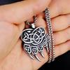 Herenketting Wolfskop Viking Wolfsklaauw Hanger