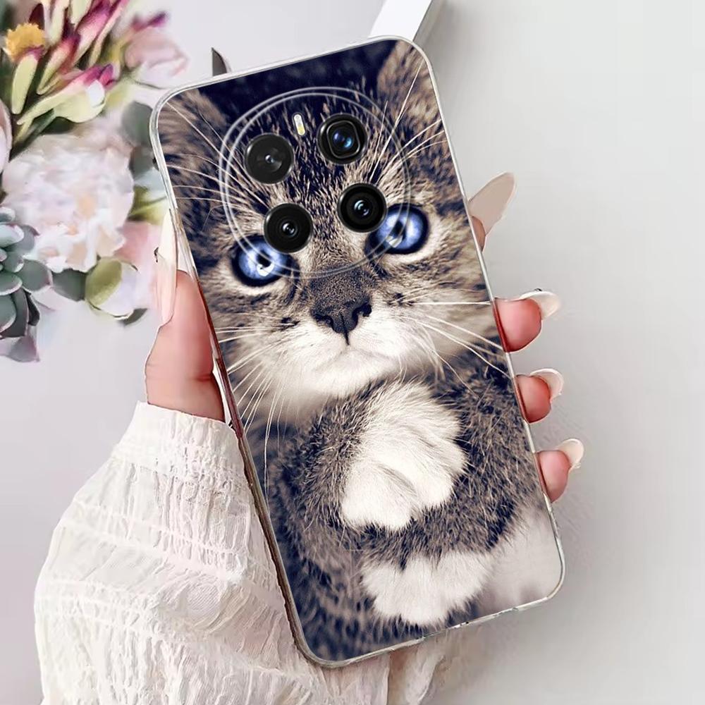 For Honor Magic 7 Pro Silicone Case Cute Pattern Soft Clear TPU Phone Cover For Huawei Honor Magic7 Pro Funda Transparent Bumper