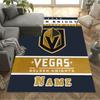 Golden Knights Vegas Pride Personalized Name Area Rug Design for Hallway Dormitory Game Room Living Rooms Antislip Carpet Decorate Offices