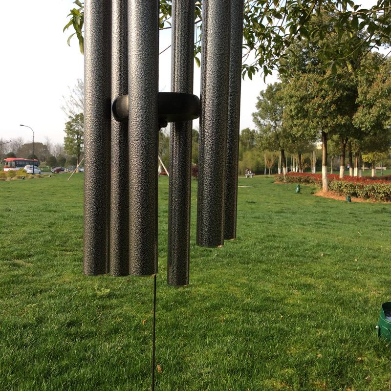 

Retro High-end Outdoor Garden Pastoral Cool Balcony Metal Aluminum Tube Music Wind Chime Hanging Decoration GT36Ancient bronze