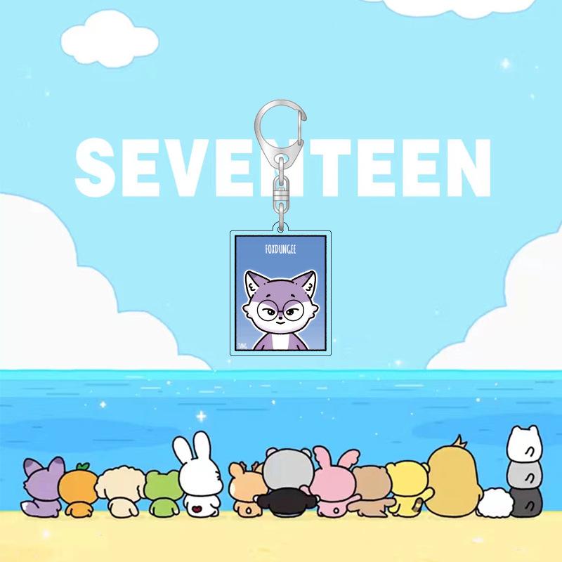 Seventeen ST Acrylic Keychain - Xu Minghao & Yoon Jeonghan Design