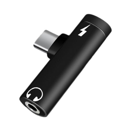 2 In1 Fast Charging High Fidelity Sound Stable Signal Plug Play Audio Adapter Type-C To 3.5mm Headphone Jack Converter Audio Accessories