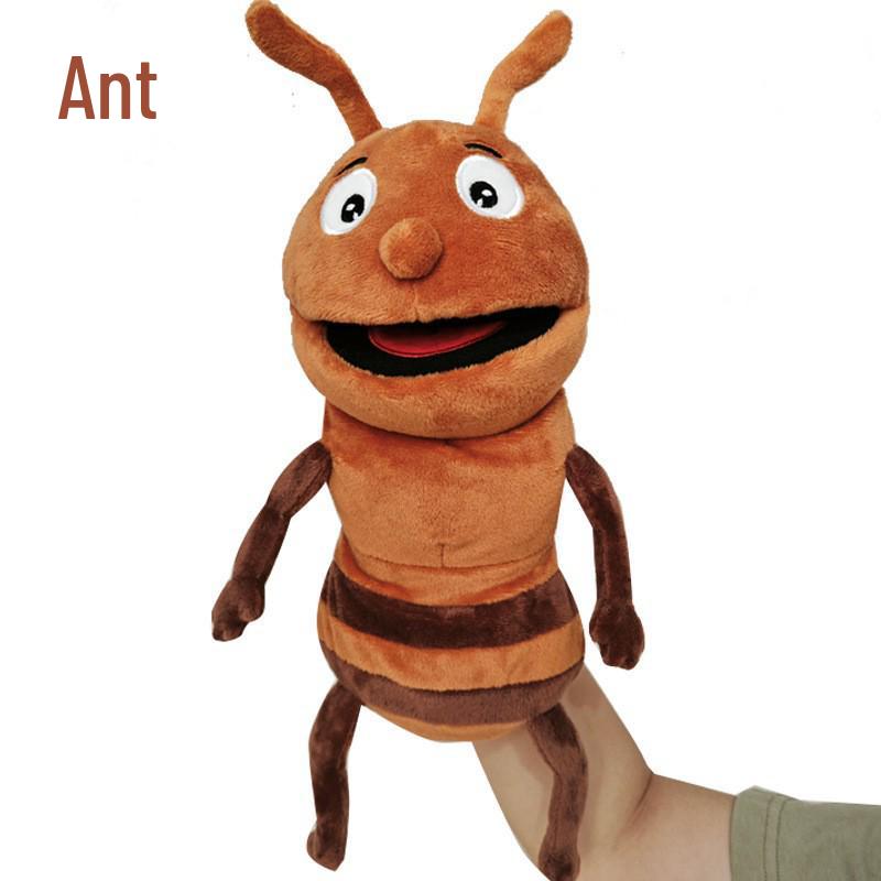 Cartoon Animal Hand Puppet Plush Doll for Kids' Interactive Play