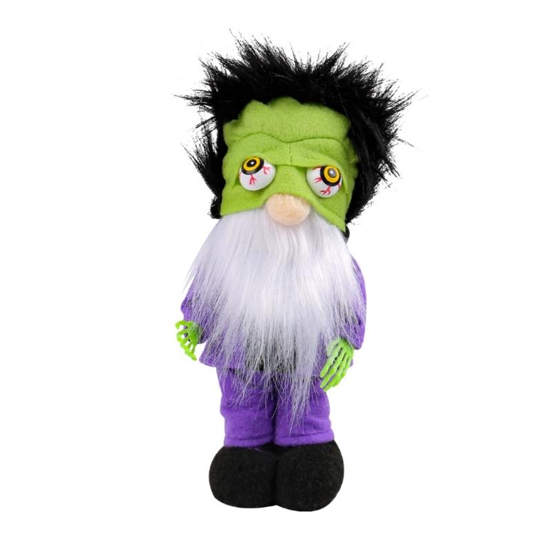 

Colorful Standing Doll Plush Toy Party Decorations Halloween Hanging Pendants Easy to Install Window Ornament for Home