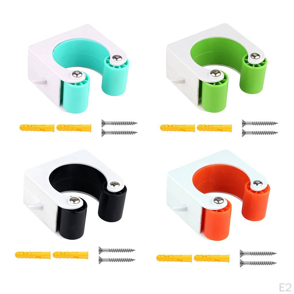 Mount Clip Rack, Portable Plastic Road Mountain Bicycle Vertical Storage Buckle Stand Holder with