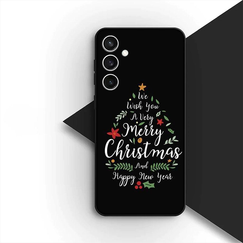Père Noël Joyeux Noël Sapin de Noël Cerf Coque de Téléphone pour Apple iPhone 17 Air 12 13 Pro Max Mini ProMax 7 + 8 Plus Coque Souple