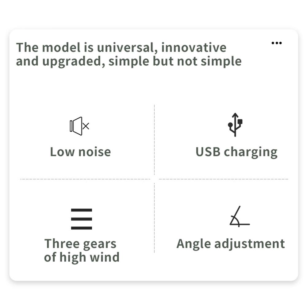 USB Car Fan 3 Speed Suction Cup Air Cooling Fan For Dashboard/Windows 360 Degree Long Arm Auto Cooling Fan For Car Truck