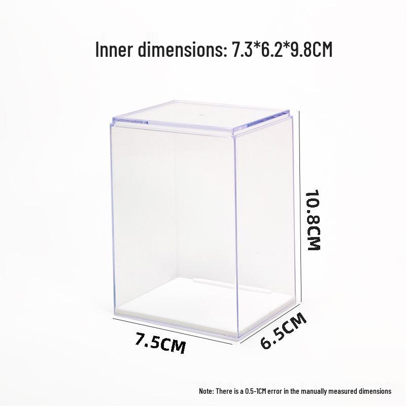 Transparent Dustproof Display Box for LEGO Figures and POP MART Dolls