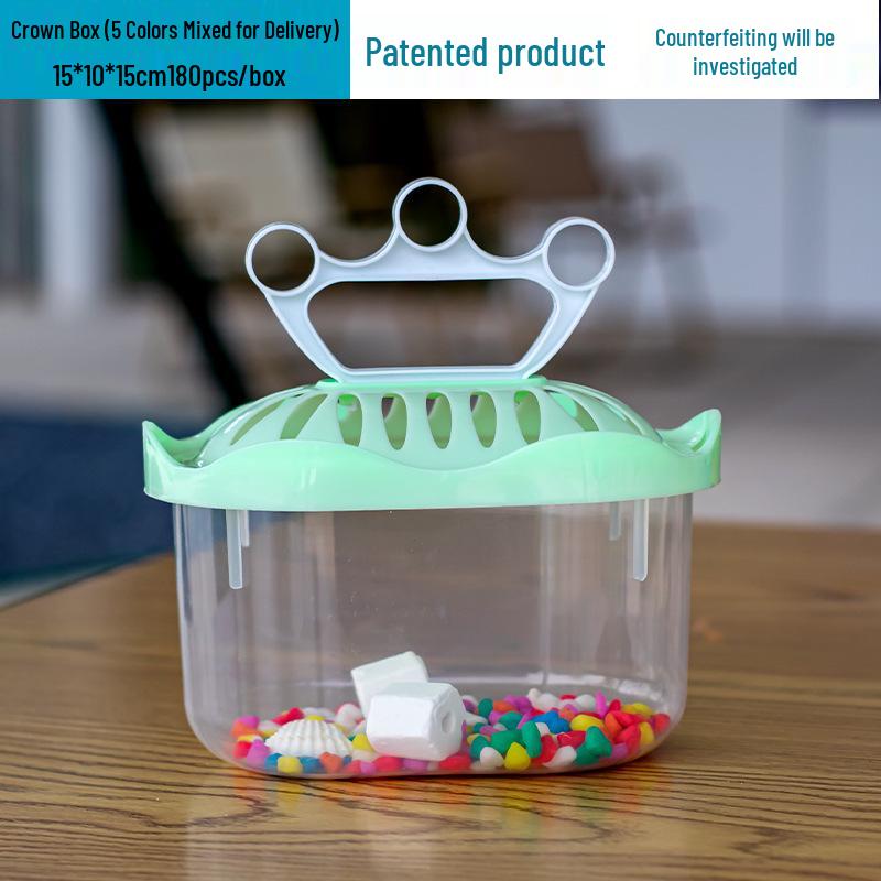 Clear Plastic Fish Tank with Sunning Platform - Available in Large, Medium, Small; Perfect for Goldfish or Turtles.