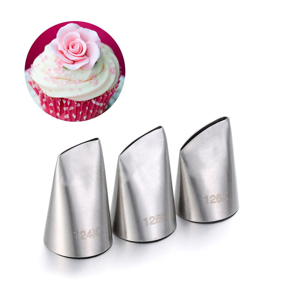 Pastry Tips Stainless Steel Cupcake Baking Mold Flower Nozzle Icing Piping Nozzles Ice Cream Tool