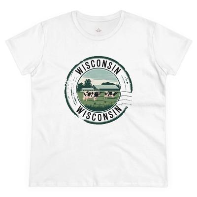 Wisconsin Grafik T-Shirt, Lässiges Bauernhemd, Umweltfreundliche Kleidung, Geschenk für Sie,