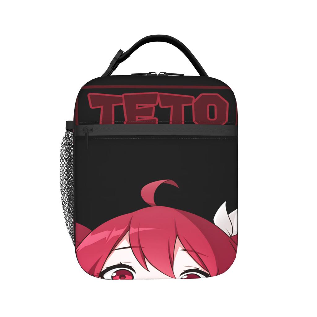 Kasane Teto Lunch Bag For Child  Custom Lunch Box Kawaii Office Cooler Bag Portable Waterproof Tote Food Bags