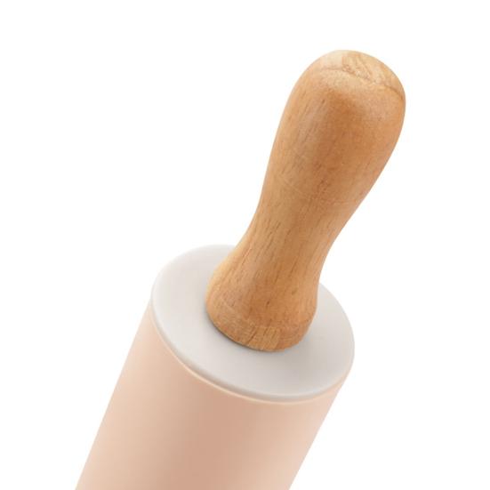 Useful Ergonomics Handle Easy Clean Food-grade Noodle Biscuit Rolling Pin for Home Kneading Stick