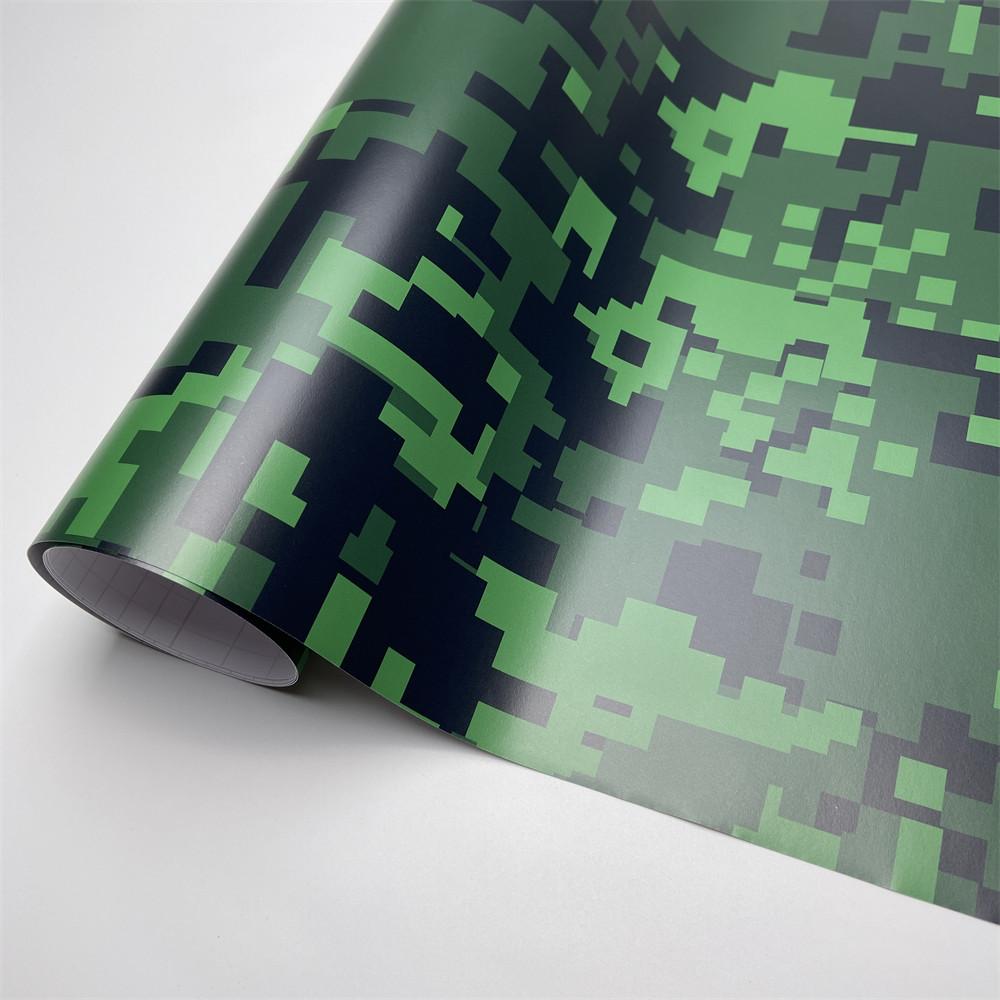 Pellicola Vinilica Wrap Mimetica Stealth Modello Camo a Pixel Foglio per Wrapping Moto Adesivo Fai-da-te per Auto Computer Console Bicicletta