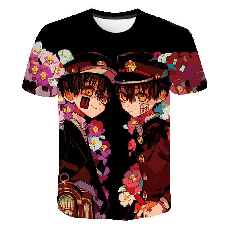 

Футболка с 3D принтом «Унитаз Ханако-Кун», аниме Jibaku Shounen Hanako Kun, уличная одежда для мужчин и женщин, модная футболка, футболки в стиле хип-хоп, топы S