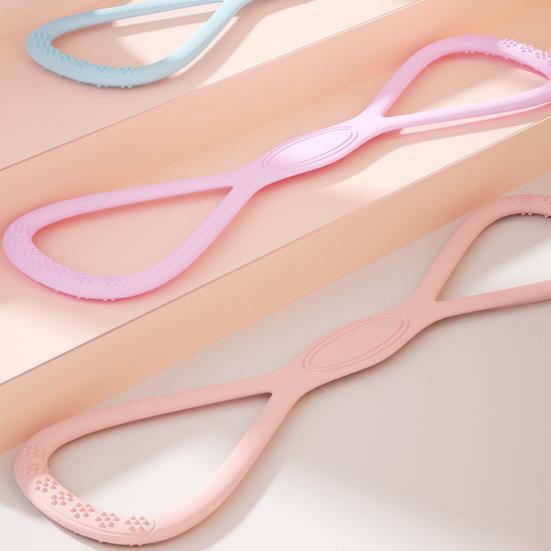 Figure 8 Fitness Resistance Band Anti-slip Silicone 25/35Lbs Men Women Arm Shoulder Stretch Strength Training Exercise Elastic Strap Tension Rope