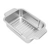 Over The Sink Strainer Extendable 304 Stainless Steel Over The Sink Colander for Kichen Washing Vegetables Fruits L