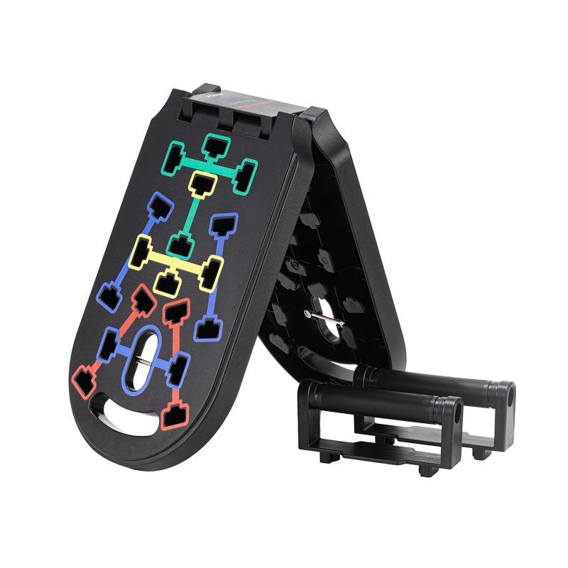 Foldable Multi-Functional Push-Up and Ab Exercise Board for Home Fitness