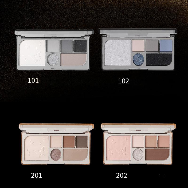 Dark Night Goddess Lidschatten-Palette, Perlglanz, matt, feiner Glitzer, Rouge-Lidschatten, All-in-One-Palette