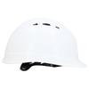 Breathable Hard Hat LDPE Lining White Adjustable Labour Protective Helmet for Construction Sites