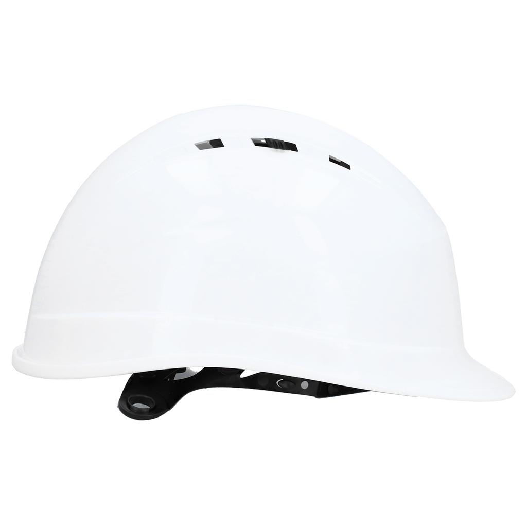 Breathable Hard Hat LDPE Lining White Adjustable Labour Protective Helmet for Construction Sites